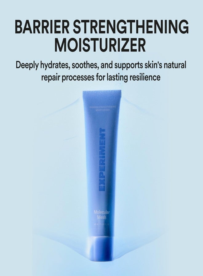 Experiment Molecular Mesh Barrier Repair Face Moisturizer - Soothing Lightweight Face Cream for Strength, Redness, & Irritation - Ectoin, Phytosphingosine, Centella 2 FL OZ - Vegan for Sensitive Skin - Image 2